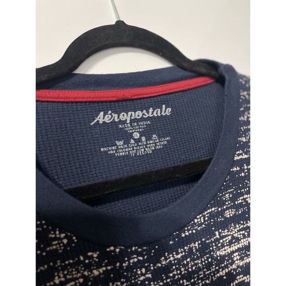 Aeropostale Thermal Waffle Knit Long Sleeve Y2K Preppy Big & Tall Men Size 3XL - Picture 2 of 7